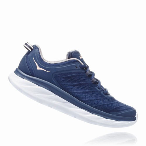 Hoka One One AKASA Lifestyle Shoes For Women India Blue IN-4370